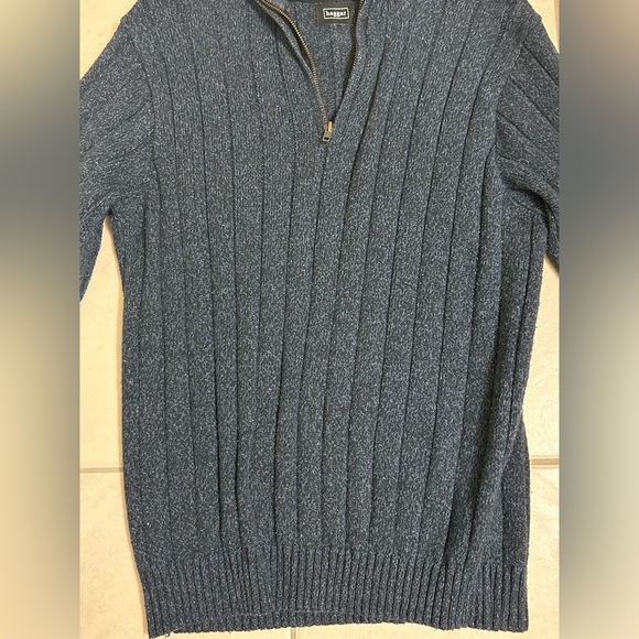 Haggar Blue Quarter-Zip - Picture 9 of 10